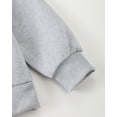 thumbnail image 6 of Kucnuzki 8 Years Big Boys Outfit Set 9 Years Kid Boy Pants Sets Long Sleeves Pullover Sweatshirt Top Pockets Sweatpants 2pcs Clothing Grey, 6 of 9