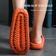 thumbnail image 3 of Zapatillas de baño de plataforma gruesa para mujer, chanclas antideslizantes de nube, sandalias de moda, suela suave, toboganes de interior EVA, 3 of 4