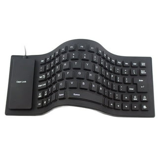 Foldable Silicone Keyboard - 108 Key USB Wired Waterproof Roll-Up Keyboard