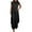 Black, variant on Lounge Stain Sets for Women Trendy 2 Piece Ruffled Sleeveless Crewneck High Low Hem Tops Loose Blouse Oversized Wide Leg Pants Casual Pleated Outfits Tracksuit