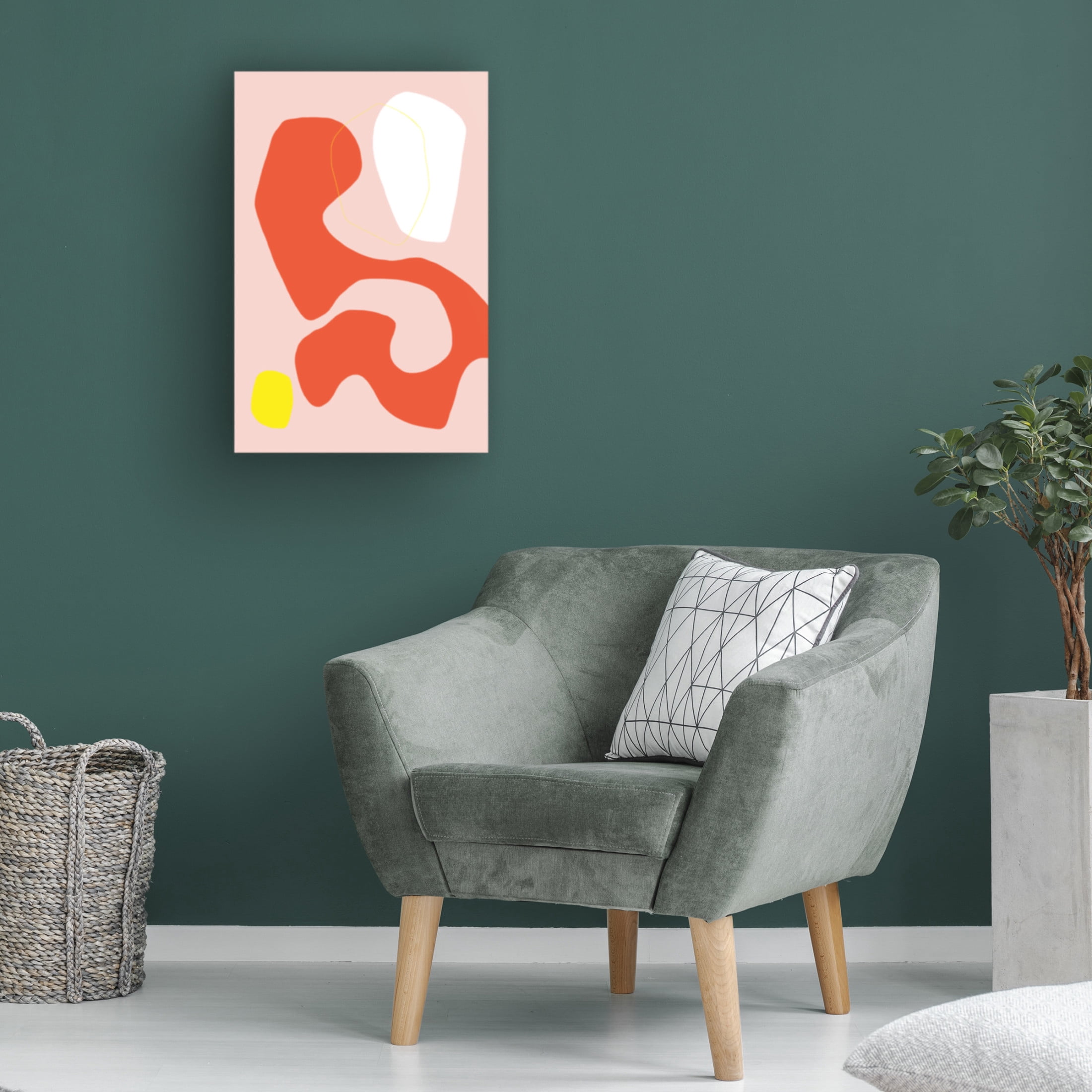 Trademark Fine Art uplusmestudio Coral Dancer Canvas Wall Art