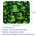 thumbnail image 5 of Saint Patrick's Day Gaming Mousepad Mouse Mat Desk Mat - Square, 8.3x9.8 Inch, Non-Slip Rubber Bottom, Printed, Suitable for Office and Gaming, 5 of 6