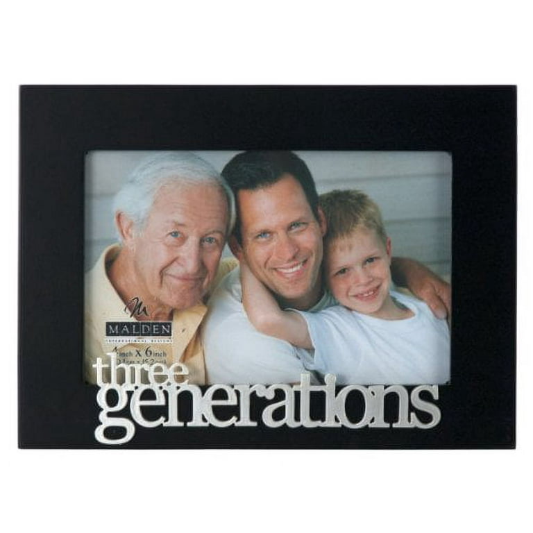 Malden Three Generations Expressions Frame (4x6)