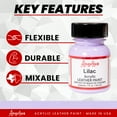 thumbnail image 2 of Angelus® Acrylic Leather Paint, 1 oz., Lilac, 2 of 9