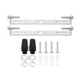 thumbnail image 1 of Unique Bargains 110mm Ceiling Light Plate Kit Light Fixture Mounting Bracket Plate Steel Crossbar for Pendant Wall Light 2 Set, 1 of 7