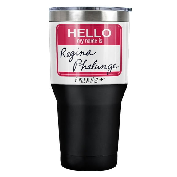Friends Regina Phalange Stainless Steel Tumbler 30 oz Coffee Travel Cup, Vacuum Insulated & Double Wall with Leakproof Sliding Lid
