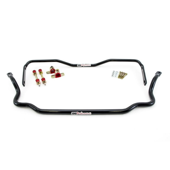 UMI Performance 403534-B Solid Front & Rear Sway Bar Kit