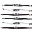 thumbnail image 3 of Braided Wristband,6Pcs Bracelet HandWoven Split Hand Woven Bracelet Leather Bracelet Advanced Technology, 3 of 14