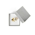 thumbnail image 6 of Prestige & Fancy Luxury Silver Jewelry Boxes, Cotton-Filled Cardboard Gift Boxes with Lids for Rings, Earrings, and Small Accessories, 2 x 1.75 x 1.12 in, 10-Pack, 6 of 6