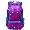 thumbnail image 1 of Mochila para niñas BLUEFAIRY de primaria 17 pulgadas con forma de corazón, 1 of 9