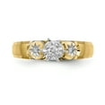thumbnail image 4 of 14k Quality Trio Engagement Ring, 4 of 8