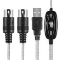 thumbnail image 2 of axGear USB To Midi Cable Adapter Converter For PC Computer Music Keyboard New, 2 of 3