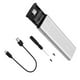 thumbnail image 2 of Adaptador NVME M2 SSD con Carcasa USB 3.1 Tipo C, Protocolo Externo M y para , Compatible con Teclas Ethernet, Gráficos Plateados., 2 of 5
