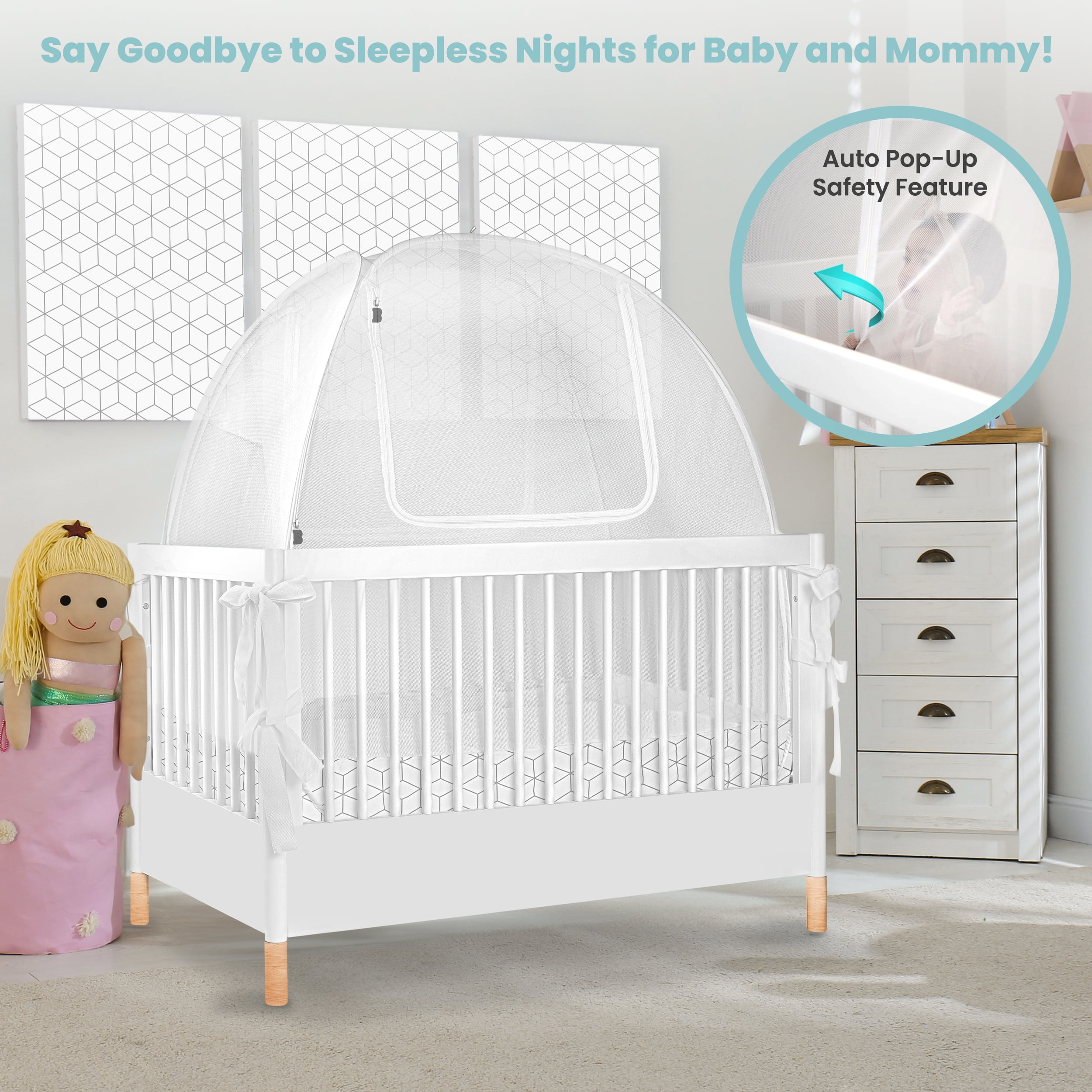 Crib safety hotsell net walmart