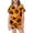 Orange, variant on Outfit Sets for Girls Spooky Elements Print Short Sleeve Shirt Shorts 2 Piece Outfits Size 2-3Y