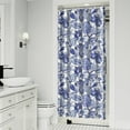 thumbnail image 2 of 36" x 72" Small Floral Shower Curtain Vintage Country Style Includes Hooks, 2 of 5