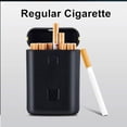 thumbnail image 3 of Caja de cigarrillos con encendedor Caja de cigarrillos 20 piezas Cigarrillos regulares King Size Encendedores USB 2 en 1 Encendedor eléctrico recargable sin llama a prueba de viento oso de fresa Electrónica, 3 of 6