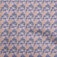 thumbnail image 1 of oneOone Cotton Cambric Blue Fabric Leaves Sewing Craft Projects Fabric Prints By Yard 56 Inch Wide, 1 of 5