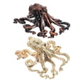 thumbnail image 5 of LEORX Octopus Design Knobs Gold 2Pcs American Style for Home Decor Furniture Hardware, 5 of 7
