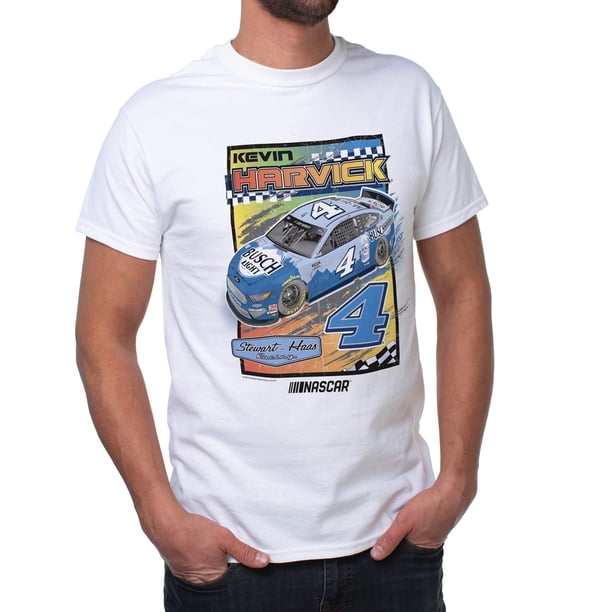 DelSol Camiseta (M) Camiseta NASCAR Classic Crew para hombre - Kevin Harvick - 1 blanco 1 Pc DelSol DelSol Camiseta (M) 1 Pc