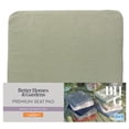 thumbnail image 4 of Better Homes & Gardens 19" x 18" Rectangle Outdoor Seat Pad Cushion, 1-Piece, Green, 4 of 9