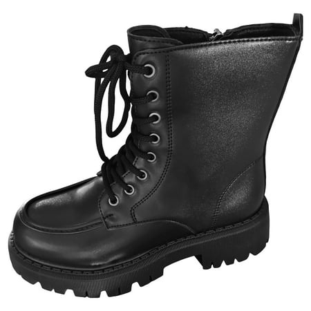 

Ediodpoh Women s New Winter Soft Leather Thick Soled Boots Women s Shoes Ankle Boots Women s Boots Black 9