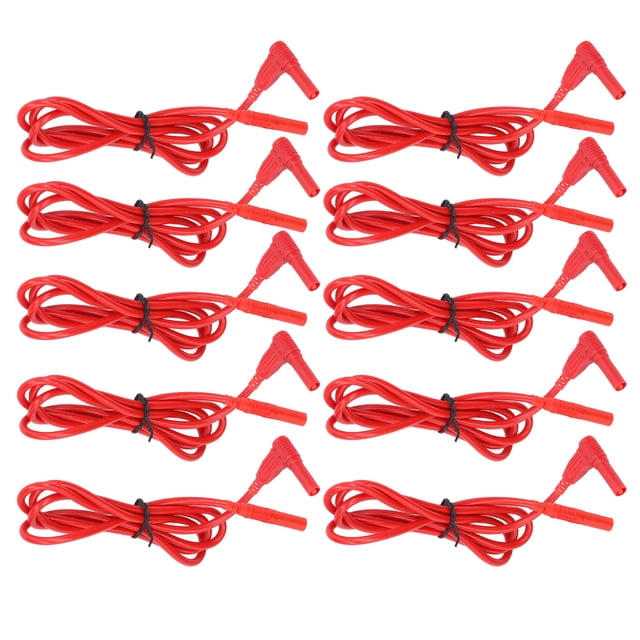 Oubit Test Lead Connector,10 Sets Multimeter Test Banana Plug Test Leads Electrical Test Leads Rapid Response