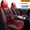 Black+Red, variant on Car Seat Covers Fit for Toyota RAV4 Prius,5-Seat PU Leather Cushion Protector, Full Set Front Back Seat Cover for Corolla Camry Black&Red line