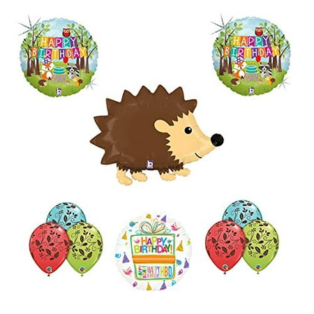 Woodland Creatures Birthday Party Supplies Baby Shower Hedgehog