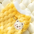 thumbnail image 5 of NovaStitch Dog Sweater for Small Dogs Puppy Cats Winter Warm Soft Pet Clothes Pullover Cute Extra Small Dog Apparel Yellow XS, 5 of 6