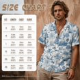 thumbnail image 4 of FOR U DESIGNS Palm Tree Toile De Jouy Print Matchable Couple Clothes Hawaiian Linen-Style Casual Button Up Shirt for Him and Flowy Sleeveless Sundress for Her with Pocket, 4 of 7