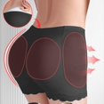 thumbnail image 4 of Compression Shaping Shorts Lace Trim Butt Enhancer High Waist Slimming Design Shapewear Panties Underwear for Women color XL, 4 of 4