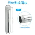 thumbnail image 2 of Uxcell 4 Inch Galvanized Duct, 2pcs 15.7 Inch Long Furnace Pipe, Crimped End Connection Ducting Pipe Supply for Dryer HVAC Systems, 2 of 6