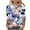 Blue-A, variant on Women Summer Tops Short Sleeve V Neck Criss Cross T-Shirts Tunic Casual Loose Soft Tee