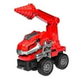 thumbnail image 4 of Rushawy Construction Truck Toys Transforming Toys Car for Boys Girls Aged 3 4 5 Kids Red Drill Truck, 4 of 9