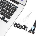 thumbnail image 1 of Slimline X8 a 8 * Cable SATA conversión disco duro servidor 0 5 M PCI-E5.0, 1 of 9