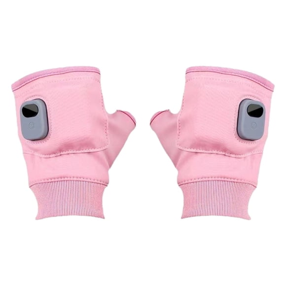 Guantes calefactables eléctricos para ciclismo y senderismo en climas fríos. Rosa