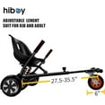 thumbnail image 4 of Hiboy Hc02 Hoverboard Seat Attachment With Rear Suspension Go Kart Accessory For 65" 8" 10" Two Wheel Self Balancing Scooter, 4 of 7