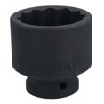thumbnail image 5 of 46mm 3/4in Drive Metric Shallow Impact Hub Wheel Nut Socket 12 Sided Bi-Hex, 5 of 6