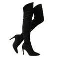 thumbnail image 1 of Shoe'N Tale Woman Suede Thigh High Over The Knee Boots, 1 of 3