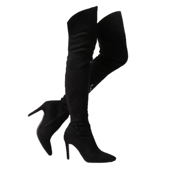 Shoe'N Tale Woman Suede Thigh High Over The Knee Boots