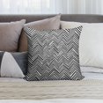thumbnail image 6 of Black Modern Art Geometric Pillow Covers,Black Modern Art Geometric Throw Pillow Covers 20"×20" ,Living Room Sofa Couch Pillow Covers,Decorative Pillow Covers, 6 of 7