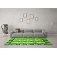 thumbnail image 3 of Ahgly Company Indoor Rectangle Abstract Green Modern Area Rugs, 8' x 10', 3 of 4
