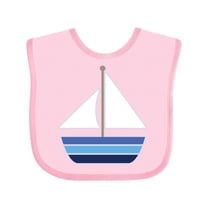 Inktastic Sailboat Nautical Sailing Boys or Girls Baby Bib