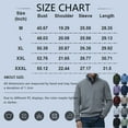 thumbnail image 2 of Mens Quarter Zip Pullover Slim Fit Lightweight Sweater Casual Mock Neck Knit Polo Sweater Green 2XL, 2 of 3