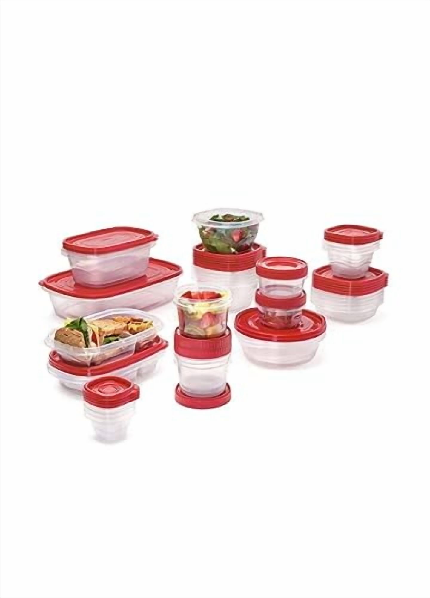 Rubbermaid 64-PieceTakeAlongs Food Storage Set with 30-Quart Storage Tote