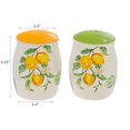 thumbnail image 2 of IH Casa Decor Ceramic Lemon Salt & Pepper Shaker Set, 2 of 3