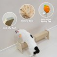 thumbnail image 3 of Rascador para gatos PETKARAY, horizontal, 30 cm, sisal, con juguete, 3 of 6