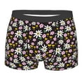 thumbnail image 4 of Goofa Daisies Flowers Printed Men's Boxer Briefs Underwear, Moisture-Wicking Underwear, Trunk,Soft and Breathable Cotton Underwear-Medium, 4 of 9