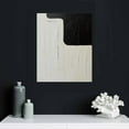 thumbnail image 4 of COMIO Large Black and White Canvas Wall Art 30x45 Inches Handmade Minimalism Abstract Wall Paintings Vertical Textured Artwork Modern Contemporary Art for Home Decorations Ready to Hang, 4 of 4